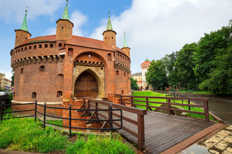 Krakau - Barbacan poort