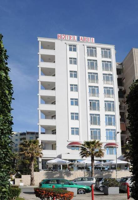 Arvi Hotel – façade aan de boulevard