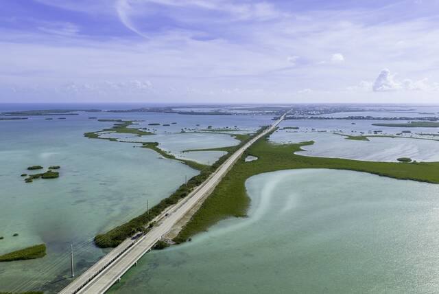 Overseas Highway door de Florida Keys