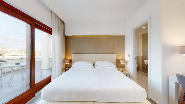Kamer met terras in Hotel Monte Sarago