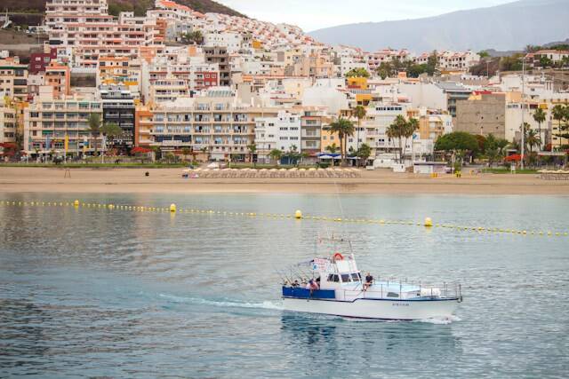 Los Cristianos vanaf zee