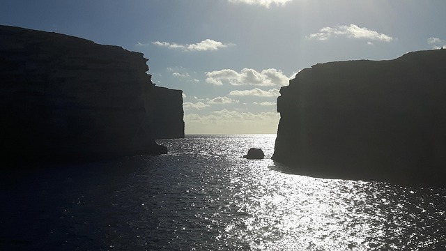 Ferry Mġarr &rarr; Malta met kustzicht