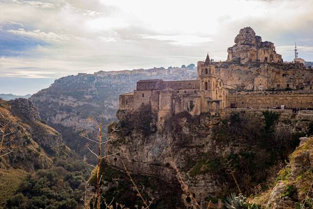 Uitzicht over Matera