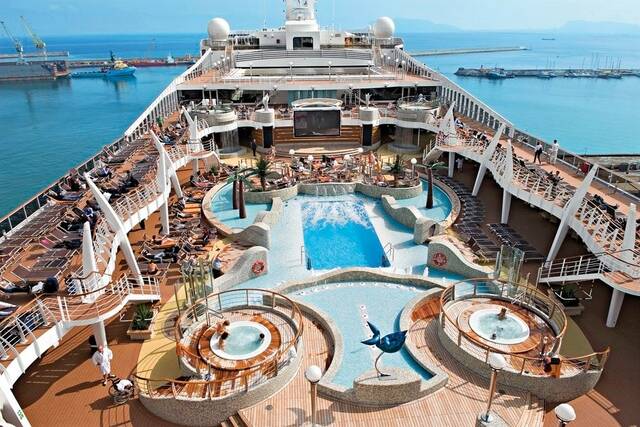 Zonnedek van de MSC Fantasia