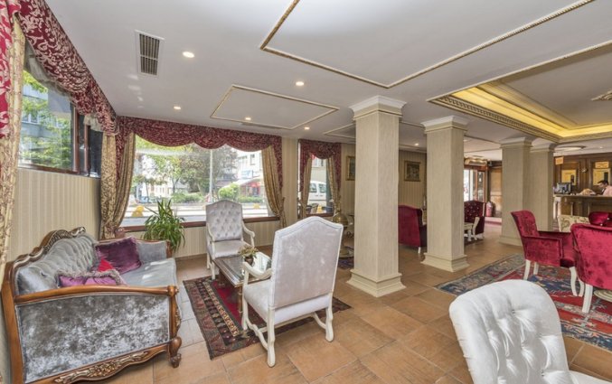 Lounge van hotel Santa Sophia in Istanbul