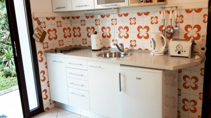 Keuken van een appartement van Appartementen Lia in Dubrovnik