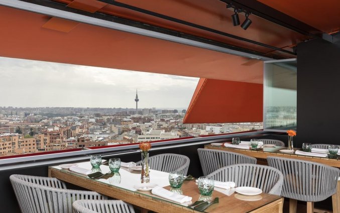 Restaurant van Hotel Puerta America in Madrid