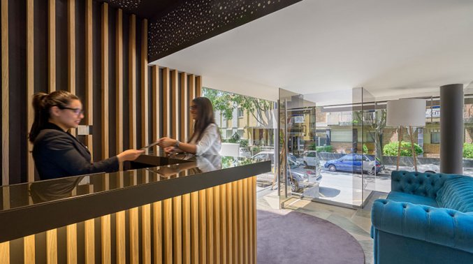 Receptie van Hotel HF Tuela Ala Sul in Porto