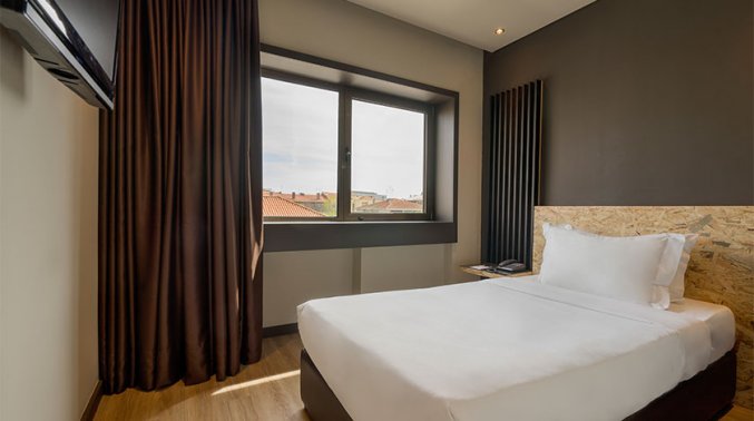 Tweepersoonskamer van Hotel HF Tuela Ala Sul in Porto