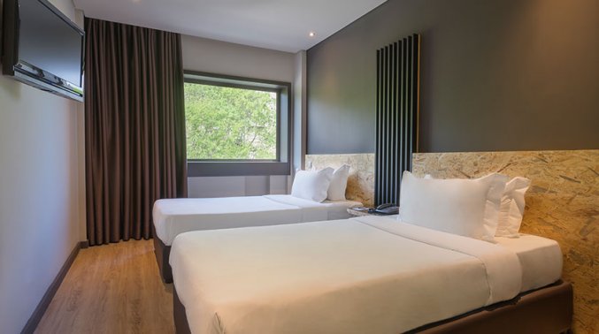 Tweepersoonskamer van Hotel HF Tuela Ala Sul in Porto