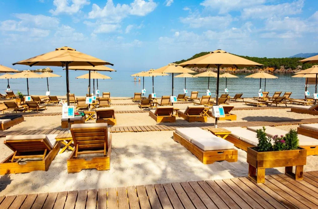 Hotel Sunrise Beach ligbedden
