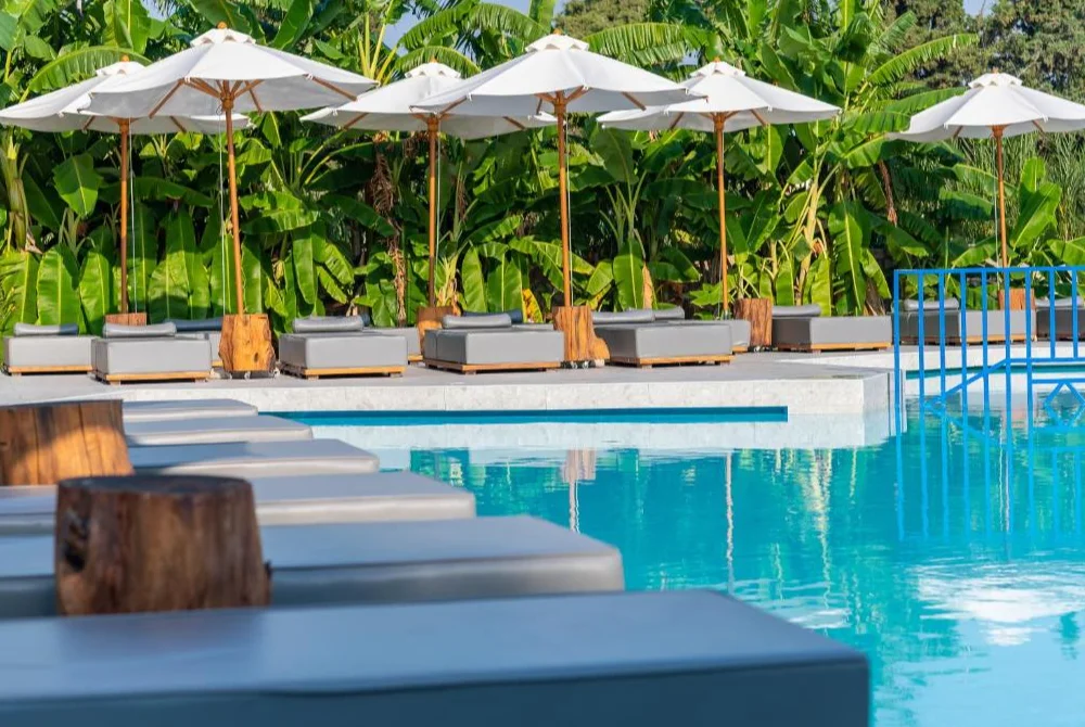 Hotel Diamond Boutique ligbedden 