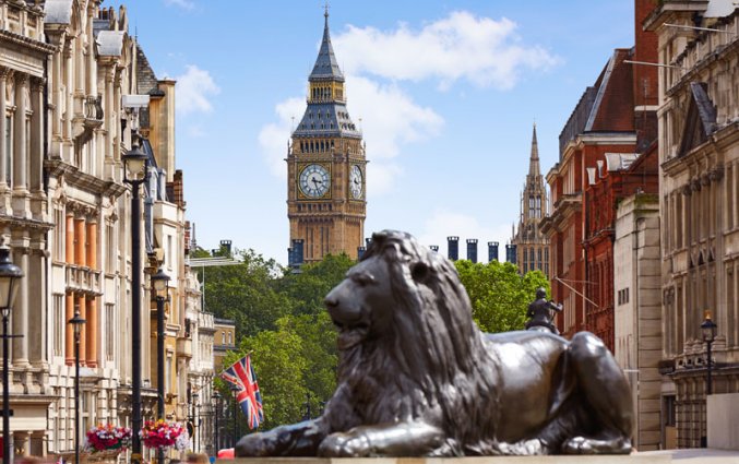 Londen - Straat Big Ben