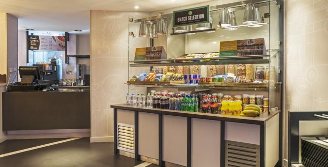 Ontbijtruimte van Hotel Point A Londen Liverpool Street in Londen