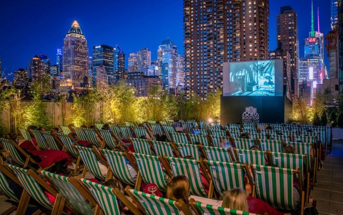 Bioscoop van Hotel Yotel New York in New York