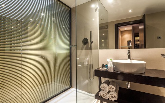 Badkamer van een tweepersoonskamer van Hotel Czar Lisbon in Lissabon