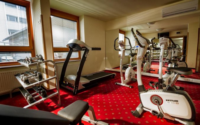 Fitnessruimte van Hotel City inn Ljubljana