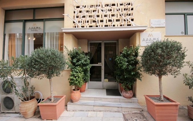 Entree van Hotel Adams in Athene