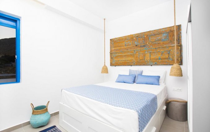 Tweepersoonskamer van Appartementen Lindos Portes op Rhodos