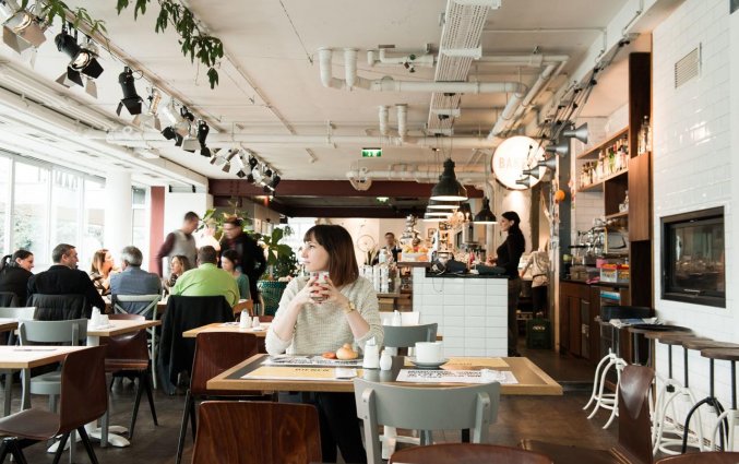 Restaurant horende bij de bakkerij van hotel Daniel Vienna in Wenen