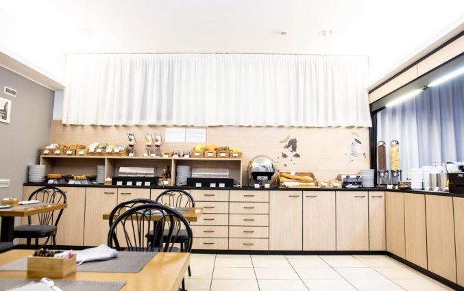 Ontbijtbuffet van Hotel Berlino Milaan