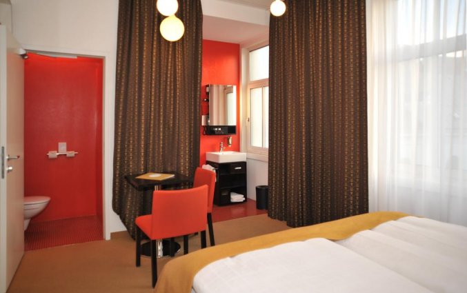 Tweepersoonskamer van Boutique Hotel Alma in Wenen