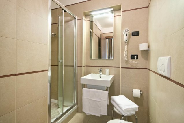 Tweepersoonskamer van Hotel Marco Polo Rome