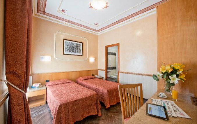 Tweepersoonskamer van Hotel Marco Polo Rome