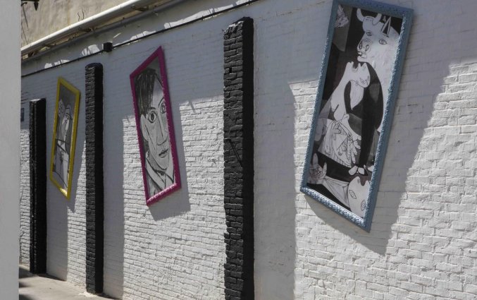 Kunst in hotel Hotel Olympia Cónsul del Mar stedentrip Valencia