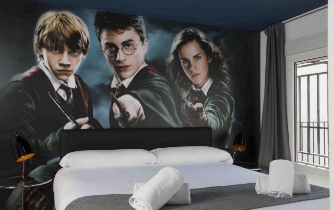 Kamer met harry potter hotel Casual Valencia del Cine stedentrip Valencia