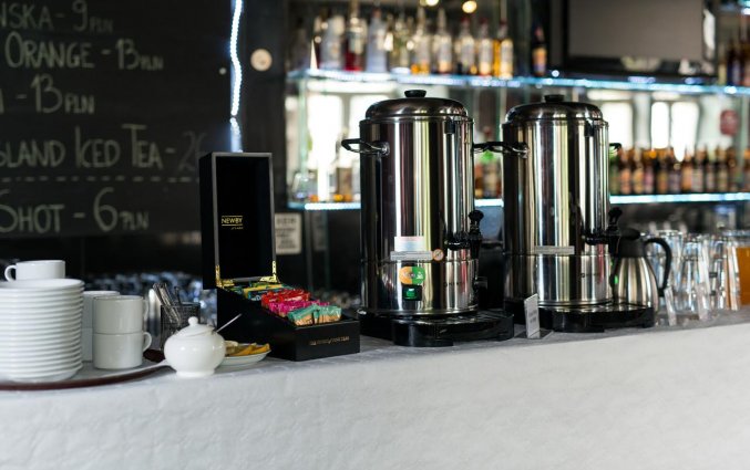 Ontbijtbuffet van appartementen Happy Tower Krakow in Krakau