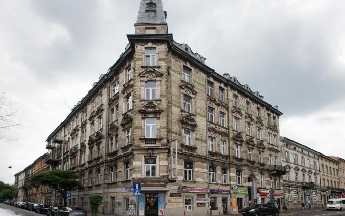 Vooraanzicht van appartementen Happy Tower Krakow in Krakau