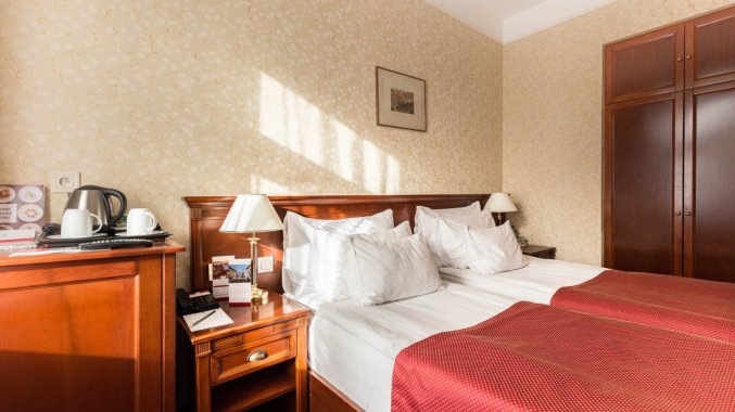 Hotel Rott tweepersoonskamer kerstmarkt Praag