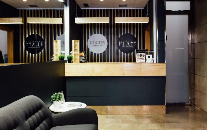 Receptie van Hotel Rooms Ciencias in Valencia