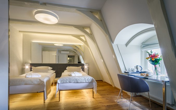 Tweepersoonskamer van Hotel Golden Star in Praag