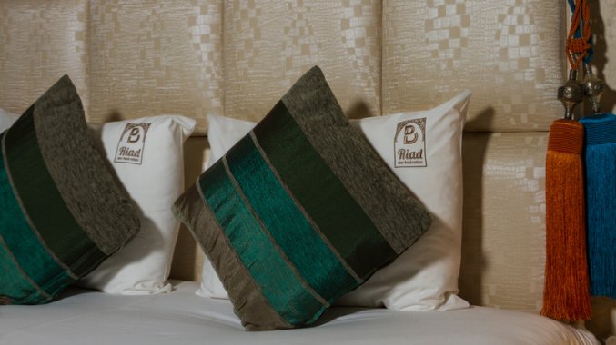 Tweepersoonskamer van Riad dar Benbrahim in Marrakech