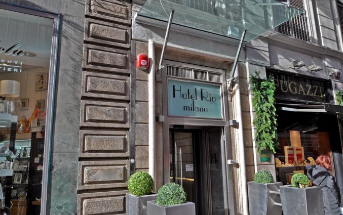 Entree van Hotel Rio in Milaan