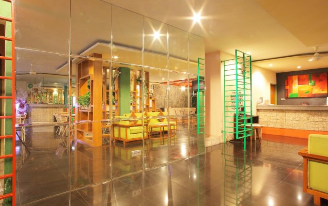 Lobby van Hotel Spazzio op Bali