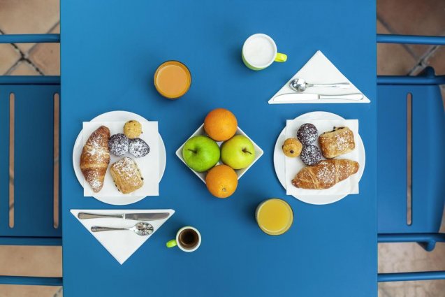 Ontbijt van restaurant van Hotel Ibis Styles Napoli Garibaldi stedentrip Napels