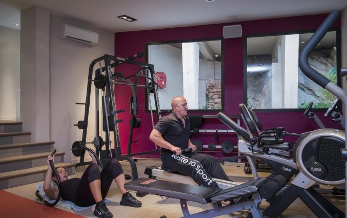 Fitnessruimte van Résidence Les Calanques op Corsica