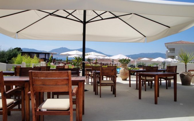 Terras van Appartementen Le Bella Vista op Corsica