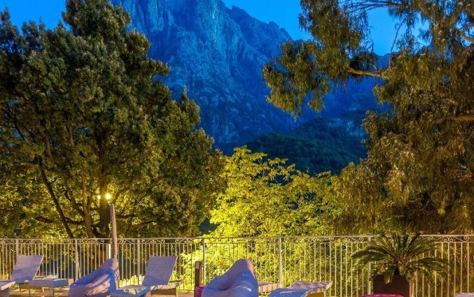 Uitzicht van Hotel Capo D'orto op Corsica