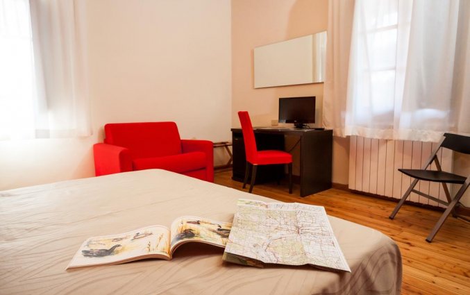 Tweepersoonskamer van Hotel Casale La Sterpaia