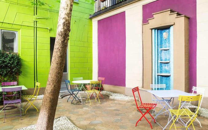 Tuin van Hotel Green Class Astoria in Turijn