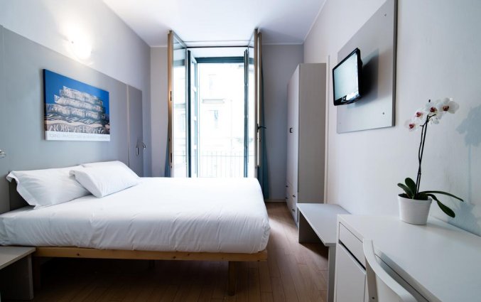 Tweepersoonskamer van Hotel Green Class Astoria in Turijn