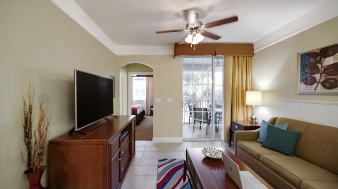 Woonkamer van resort Calypso Cay Villas