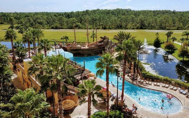 Zwembad van Resort Lake Buena Vista Village in Orlando