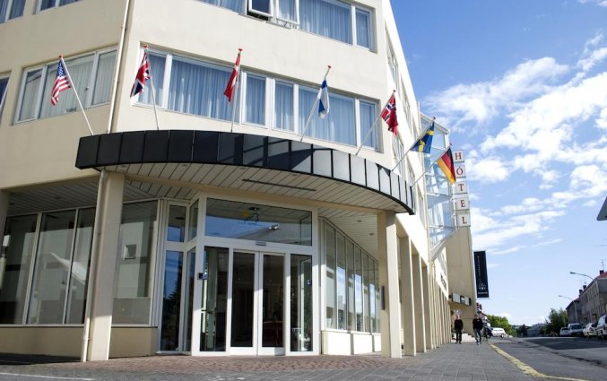 Vooraanzicht van hotel Fosshotel Rauoara