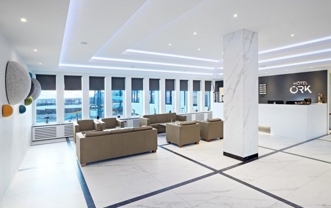 Receptie van Hotel Ork op IJsland