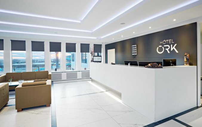 Receptie van Hotel Ork op IJsland